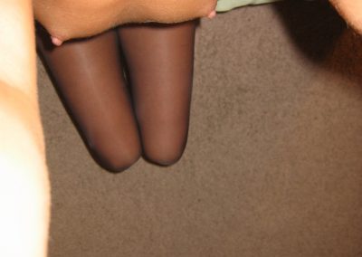 Selfie Of Girl On her Knees in pantyhose