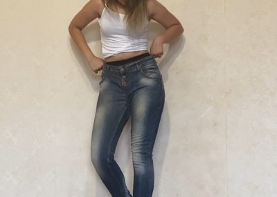 Pulling Up Jeans Over Pantyhose