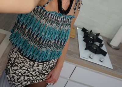 Flirty Milf Pulling UP Dress In Selfie