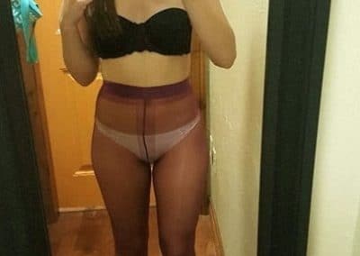 Girl Taking Selfie In pantyhose