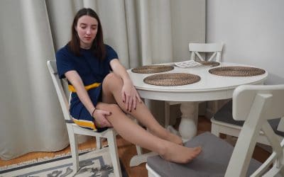 Sexy 19 Year Old Teen Evelyn In Tan Pantyhose